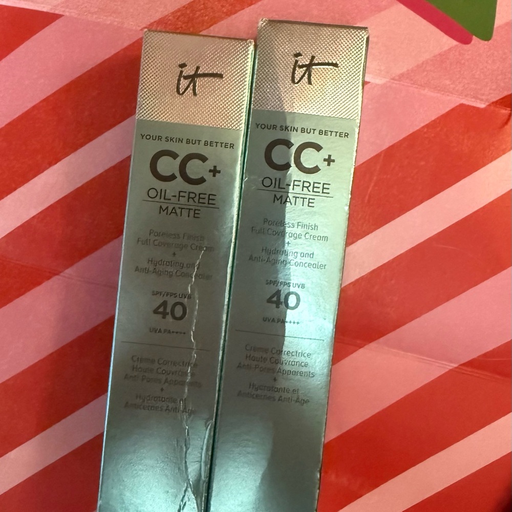 it cosmetics CC+ Oil-Free Matte foundation two pack - Rich honey